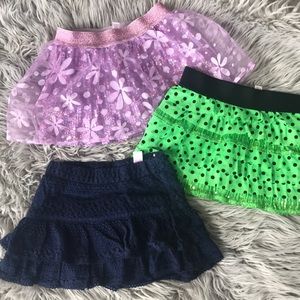 Justice size 7 skirt with built in shorts